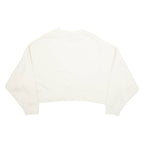 NIKE Cropped Womens Sweatshirt Cream L