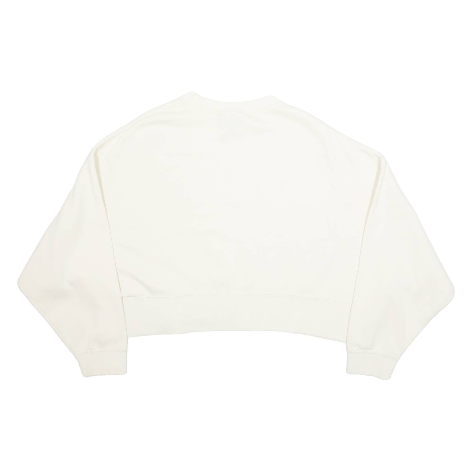 NIKE Cropped Womens Sweatshirt Cream L