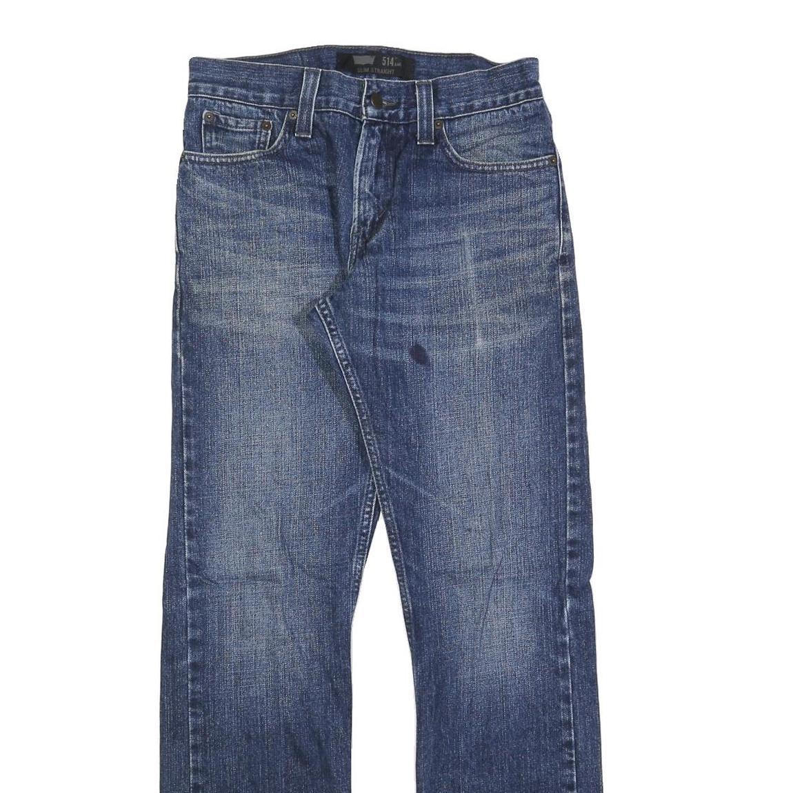 LEVI'S 514 Slim Mens Jeans Blue Slim Straight Denim Medium W29 L32