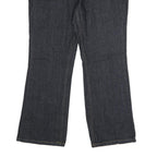 DICKIES Womens Jeans Blue Relaxed Straight Denim Dark W36 L28 Zip Closure