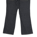 DICKIES Womens Jeans Blue Relaxed Straight Denim Dark W36 L28 Zip Closure