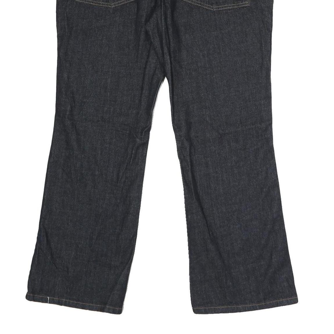 DICKIES Womens Jeans Blue Relaxed Straight Denim Dark W36 L28 Zip Closure