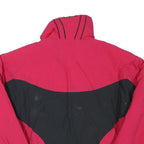 SUNICE Womens Pink & Black Zip Jacket S Polyester Blend Colourblock Sportswear