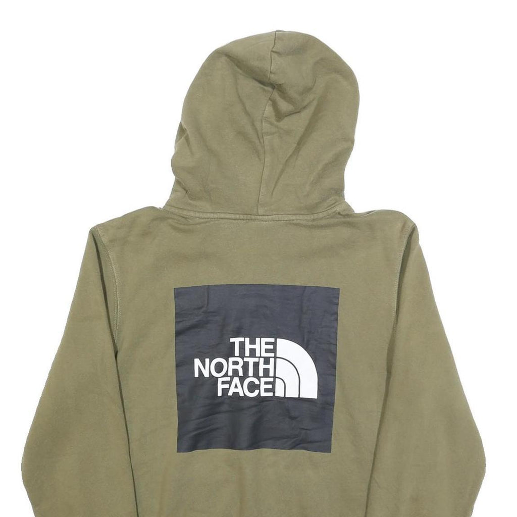 THE NORTH FACE Mens Green Hoodie S Cotton Blend Pullover Casual Wear