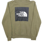 THE NORTH FACE Mens Green Hoodie S Cotton Blend Pullover Casual Wear