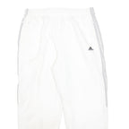 ADIDAS Mens Joggers White Slim Tapered 2XL W36 L29 Athletic Casual Sportswear