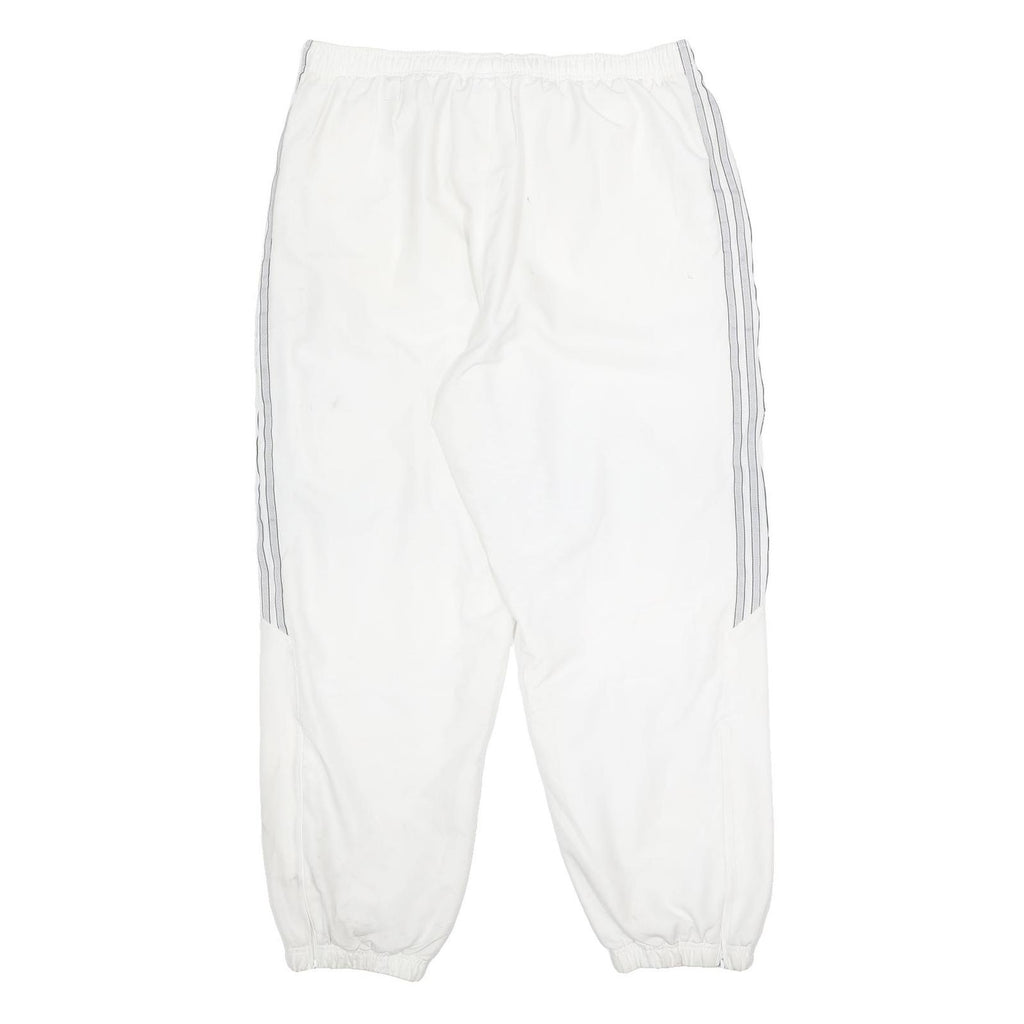 ADIDAS Mens Joggers White Slim Tapered 2XL W36 L29 Athletic Casual Sportswear