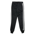 ADIDAS Womens Joggers Black & White Slim Tapered UK 6 W24 L29 Sportswear