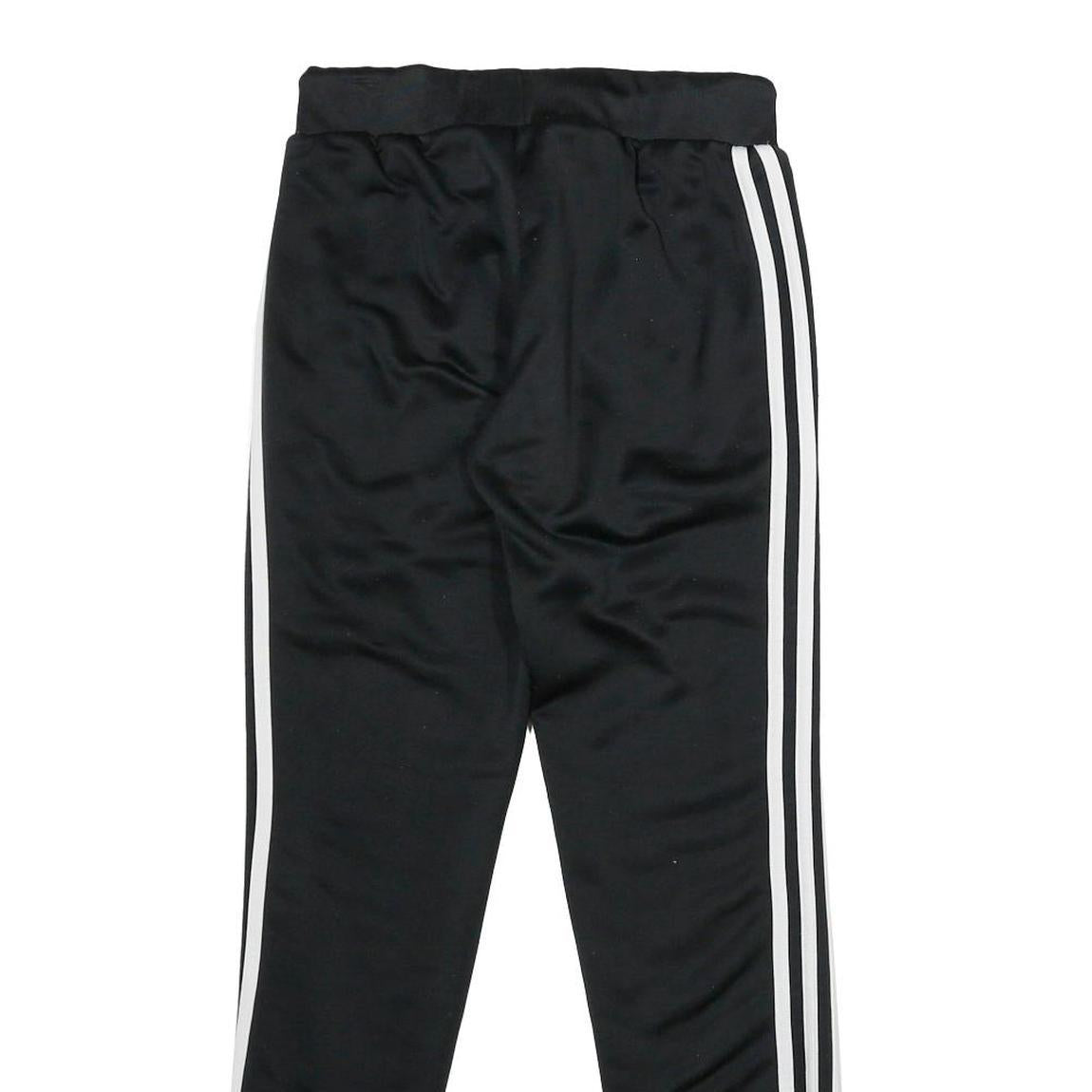 ADIDAS Womens Joggers Black & White Slim Tapered UK 6 W24 L29 Sportswear
