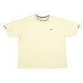 SLAZENGER Mens Cream & Grey T-Shirt 4XL Short Sleeve Crew Neck Cotton Casual