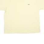 SLAZENGER Mens Cream & Grey T-Shirt 4XL Short Sleeve Crew Neck Cotton Casual