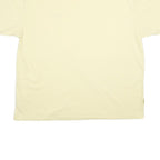 SLAZENGER Mens Cream & Grey T-Shirt 4XL Short Sleeve Crew Neck Cotton Casual