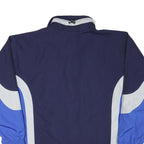ODLO Mens Navy Blue & Light Blue Zip Jacket L Polyester Blend Colourblock