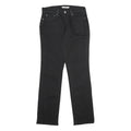 LEVI'S 505 Womens Jeans Black Regular Straight Denim Raw W27 L32 Classic Fit