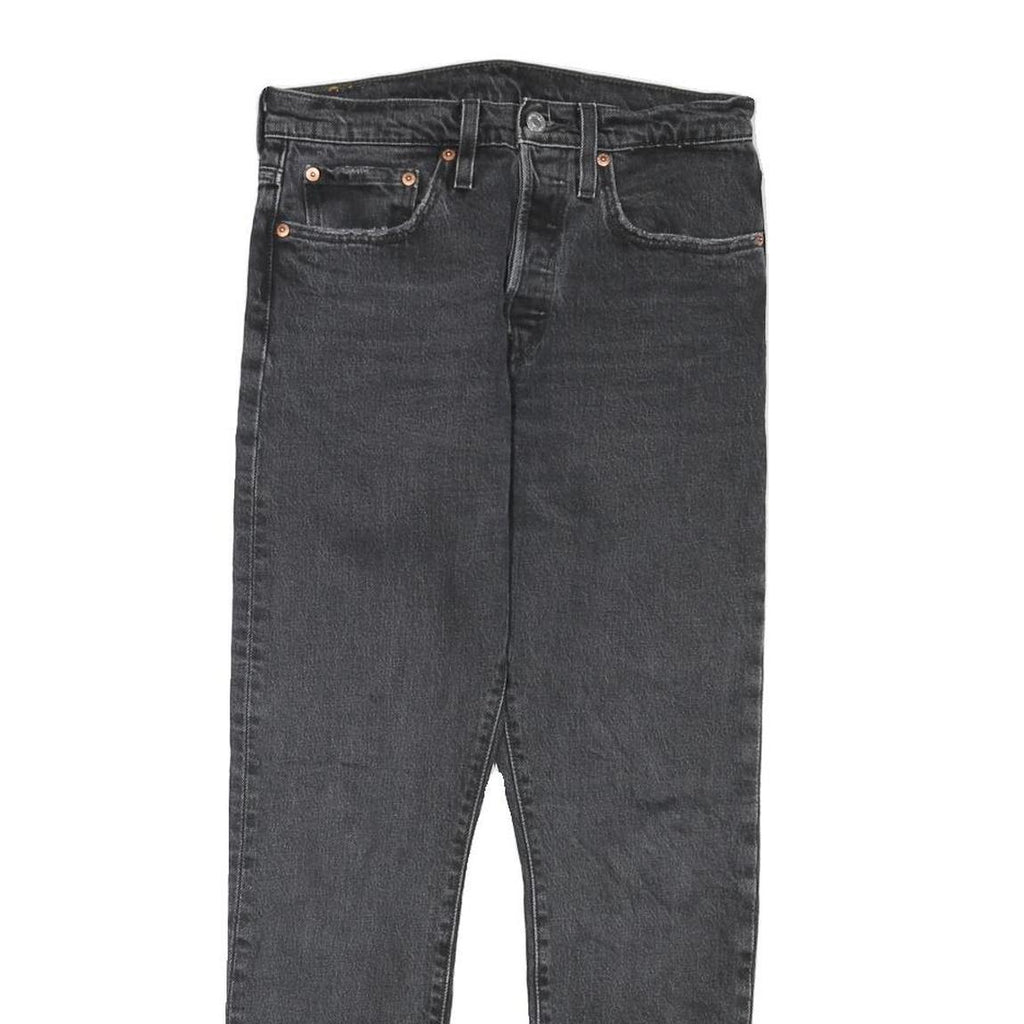 LEVI'S 501S Womens Slim Jeans Denim Dark W27 L26 Button Closure Classic Fit