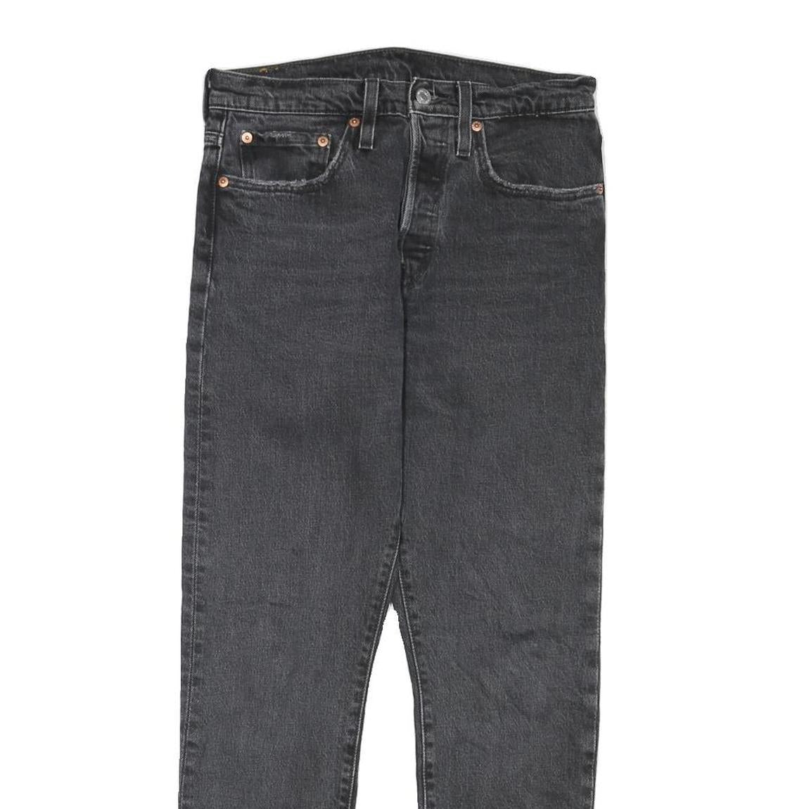 LEVI'S 501S Womens Slim Jeans Denim Dark W27 L26 Button Closure Classic Fit