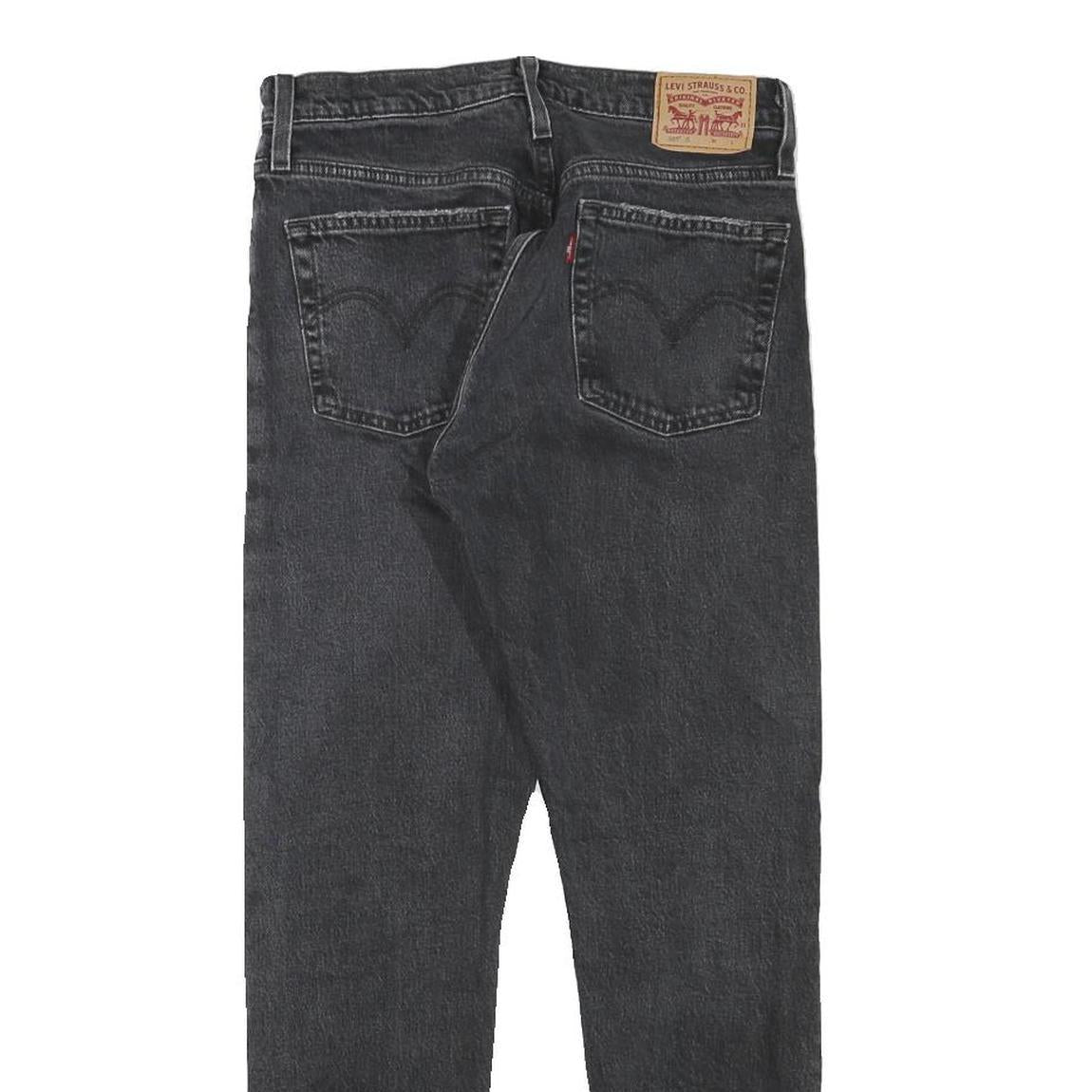 LEVI'S 501S Womens Slim Jeans Denim Dark W27 L26 Button Closure Classic Fit