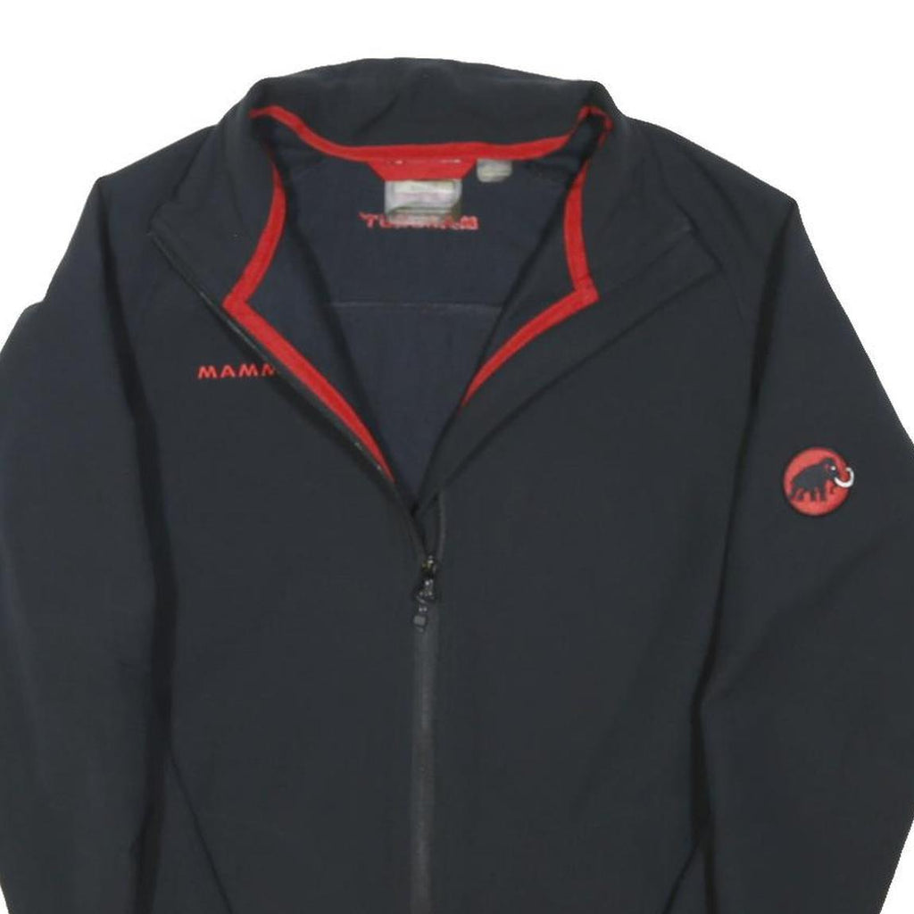 MAMMUT Womens Black Jacket S Polyester Blend Zip Outdoor Performance