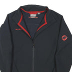 MAMMUT Womens Black Jacket S Polyester Blend Zip Outdoor Performance
