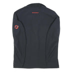 MAMMUT Womens Black Jacket S Polyester Blend Zip Outdoor Performance