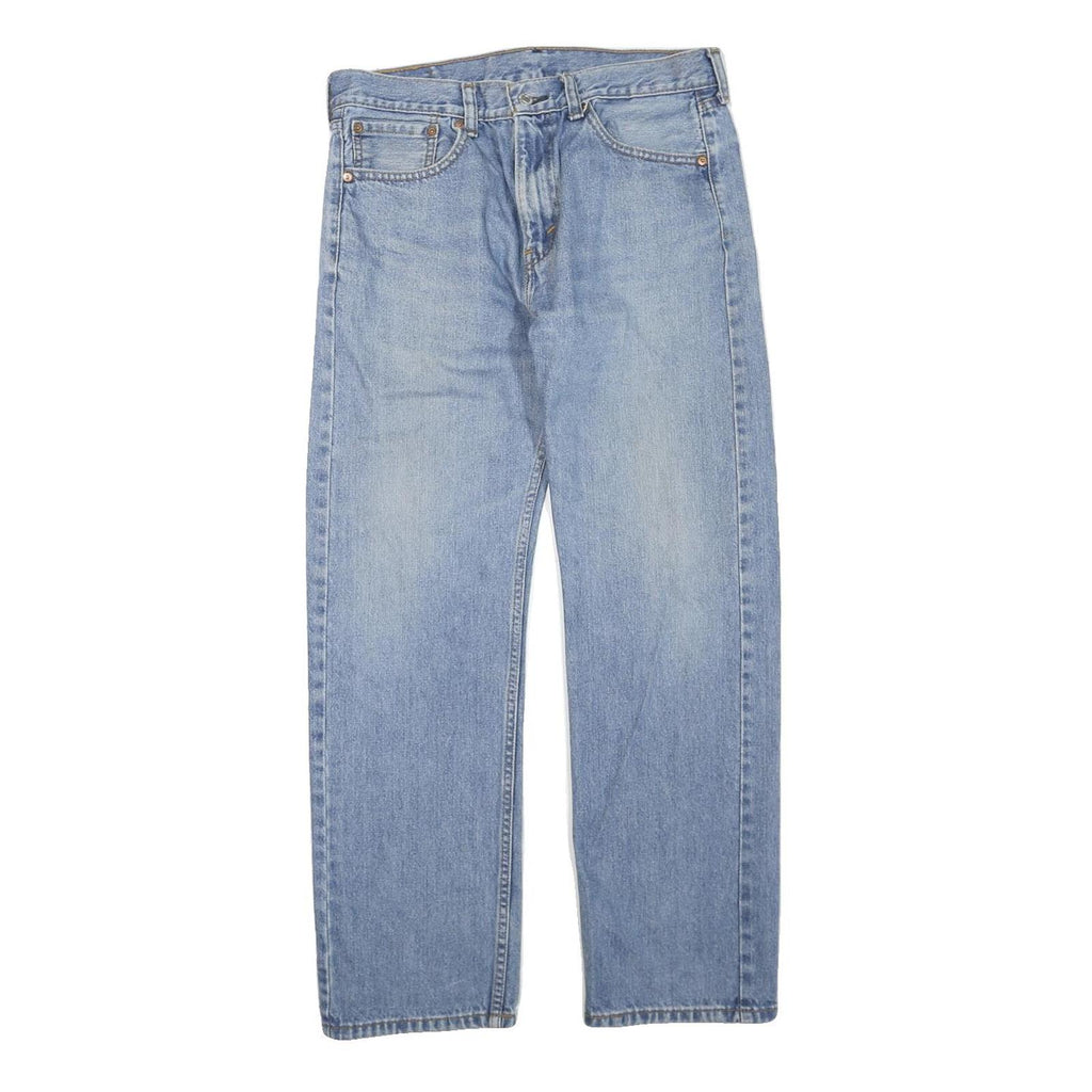 LEVI'S 505 Womens Jeans Blue Regular Straight Denim Medium W32 L30 Classic Fit