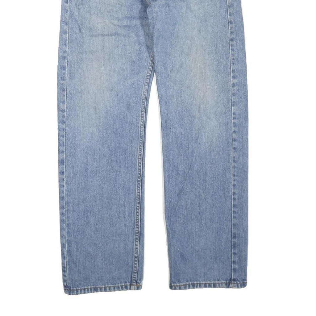 LEVI'S 505 Womens Jeans Blue Regular Straight Denim Medium W32 L30 Classic Fit
