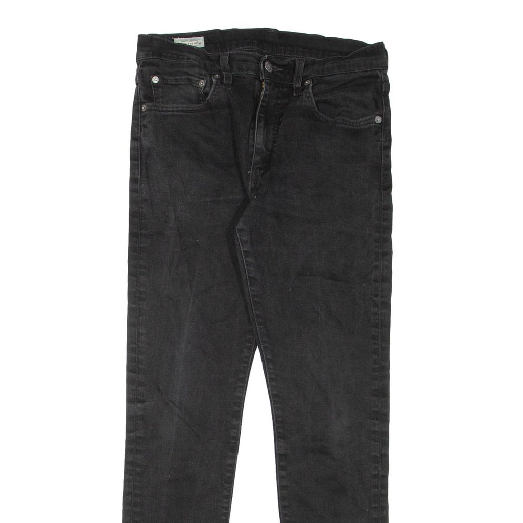 LEVI'S 512 BIG E Jeans Mens Black Slim Tapered W31 L29
