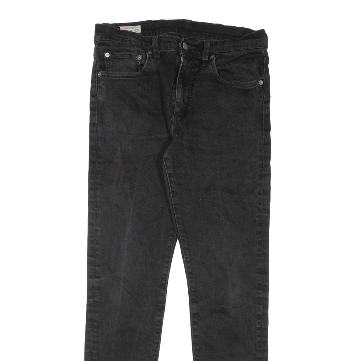 LEVI'S 512 BIG E Jeans Mens Black Slim Tapered W31 L29