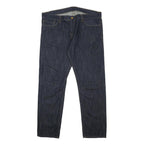 CARHARTT Mens Jeans Blue Regular Straight Denim Raw W38 L32 Workwear Durable
