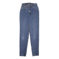 LEVI'S 512 Womens Slim Blue Denim Medium Wash Jeans W24 L32 Classic Cotton Zip