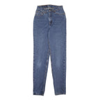 LEVI'S 512 Womens Slim Blue Denim Medium Wash Jeans W24 L32 Classic Cotton Zip