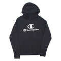 CHAMPION Womens Black Hoodie S
