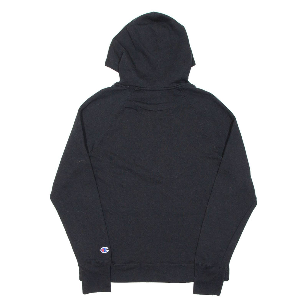 CHAMPION Womens Black Hoodie S