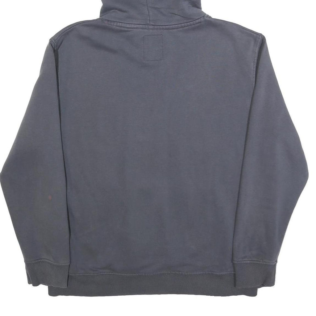 ALPHA INDUSTRIES Mens Grey Hoodie L Cotton Blend Pullover Casual Wear