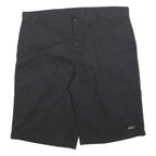 DICKIES Mens Black Casual Cotton Blend Shorts XL W38 Workwear Utility