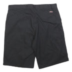 DICKIES Mens Black Casual Cotton Blend Shorts XL W38 Workwear Utility