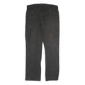 DICKIES Mens Cotton Blend Black Regular Straight Trousers W36 L32 Durable