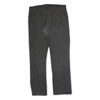 DICKIES Mens Cotton Blend Black Regular Straight Trousers W36 L32 Durable