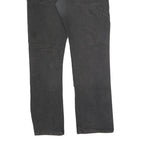 DICKIES Mens Cotton Blend Black Regular Straight Trousers W36 L32 Durable
