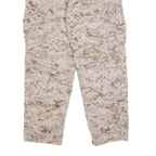 PROPPER INTERNATIONAL Mens Synthetic Beige & Brown Regular Button Cargo Trousers