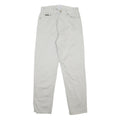 CALVIN KLEIN JEANS Womens Cotton White Regular Fit Straight Trousers W26 L28