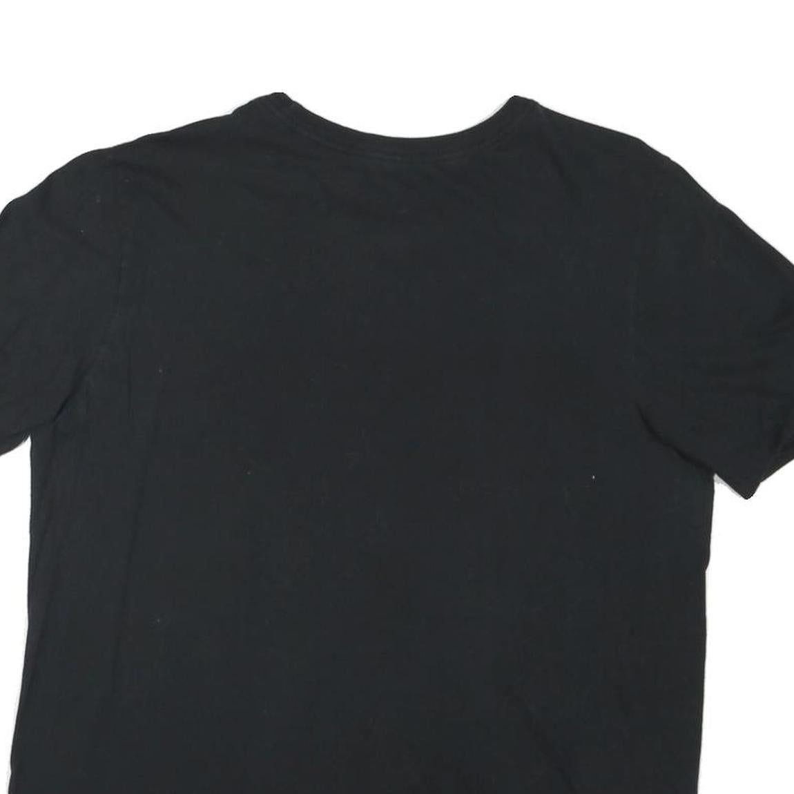 NIKE Mens Black Kings Of Confetti Graphic T-Shirt L Crew Neck Short Sleeve