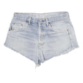 LEVI'S Womens Denim Blue Cut-Off Shorts L W32 Casual Summer Style