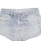 LEVI'S Womens Denim Blue Cut-Off Shorts L W32 Casual Summer Style