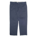 DICKIES Chino Mens Trousers Blue Regular Straight W38 L30