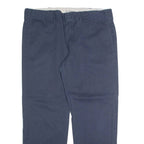DICKIES Chino Mens Trousers Blue Regular Straight W38 L30