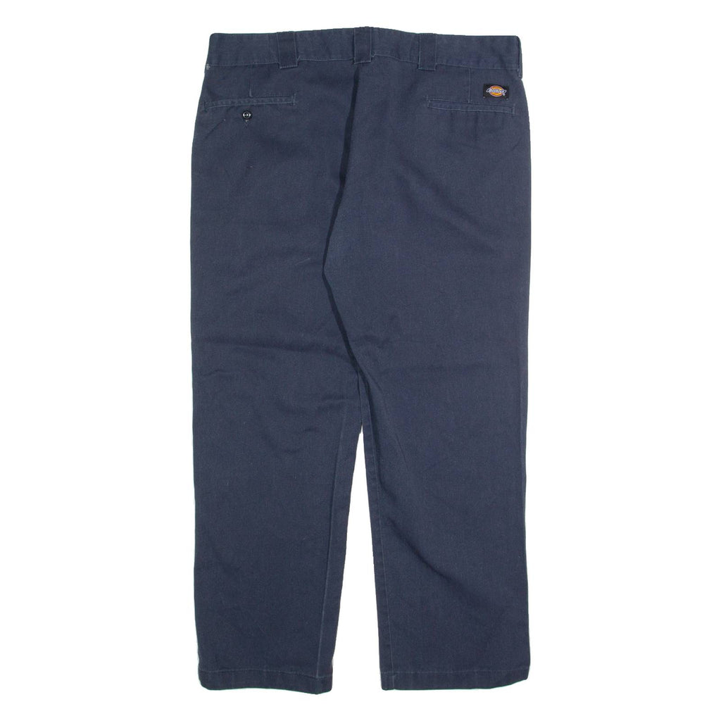 DICKIES Chino Mens Trousers Blue Regular Straight W38 L30
