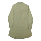 NEW LOOK Womens Green Day Cotton Shirt Sleeve Shirt Dress UK 10 Casual Relaxed