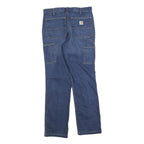 CARHARTT Mens Jeans Blue Relaxed Straight Denim Medium W32 L32 Workwear Casual