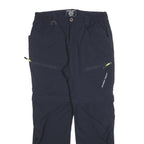 WEATHER REPORT Womens Polyester Blend Navy Blue Regular Fit Straight Leg